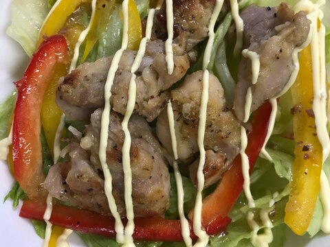 ☆簡単ボリューム!チキンサラダ☆